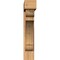 Ekena Millwork Olympic Block Smooth Bracket w/ Offset Brace, Western Red Cedar, 7 1/2"W x 36"D x 40"H BKT0806X36X40OLY05SWR - alternate 3